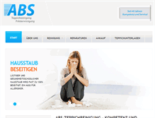 Tablet Screenshot of abs-teppichreinigung.de